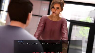 With My Sister's Friend Hannah at Parlour as Receptionist