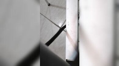 black camgirl sensualizing and masturbating online