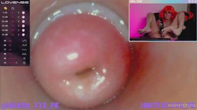 Kinky Leeloo masturbates using a vibrator and endoscope and gets a very wet orgasm - xxs pie