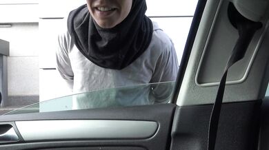 SYRIAN WOMAN HAS ROUGH CAR SEX IN GERMANY