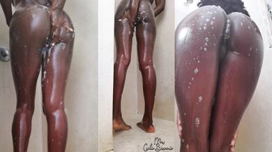 Black Beauty...Sexy Shower Performance, SHE IS SO HOT!