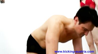 kicking female domination