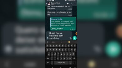 Esposa explorando pro corno deixar ela ir para o motel com o comedor, safada tá com o cu piscando