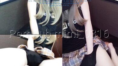 I am a Japanese amateur. I am not allowed to masturbate while delivering...