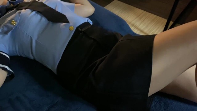 【個人撮影】色白美人彼女にコスプレさせて生ハメセックス ！ひたすら正常位で子宮を突いてオーガズムに導いてあげました。ハメ撮り/素人カップル/主観映像/POV