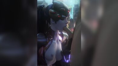 Overwatch Widowmaker blowjob - (Fpsblyck)
