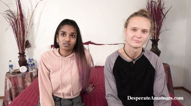 Rose Kama Sutra and Shan Hot sexy big tit milf and petite indian and blonde get their tight pussies