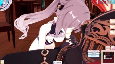 3D/Anime/Hentai. Genshin Impact: Keqing orgasms form Diluc's big Dick !!!