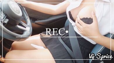 College Thai Student Cums in Car - Vj Sprice Ep4