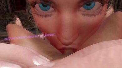 Giant Empress sucks the Essence out of her boytoy's Dick