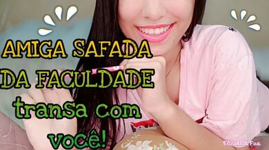 JOI- POV amiga safada da faculdade vai na sua casa????/sexo virtual ????/ASMR/roleplay