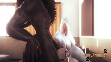 Furry Hentai - Sexy and cute Bunny having sex with a beast