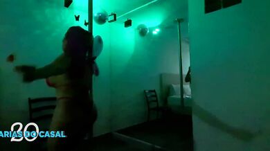 Casal aprontando em sampa city