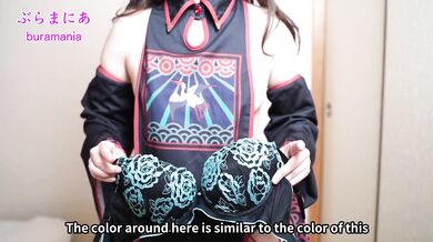 Full view from the side ???? Almost naked Jiangshi introduces no bra no panties change clothes u