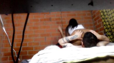 I eat his big ebony ass then I fuck him from the side