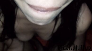 We went out on the town and it ended with her having an orgasm and moaning a lot and getting cum