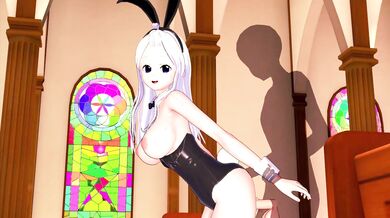 BUNNY GIRL FAIRY TAIL MIRAJANE STRAUSS 3D HENTAI